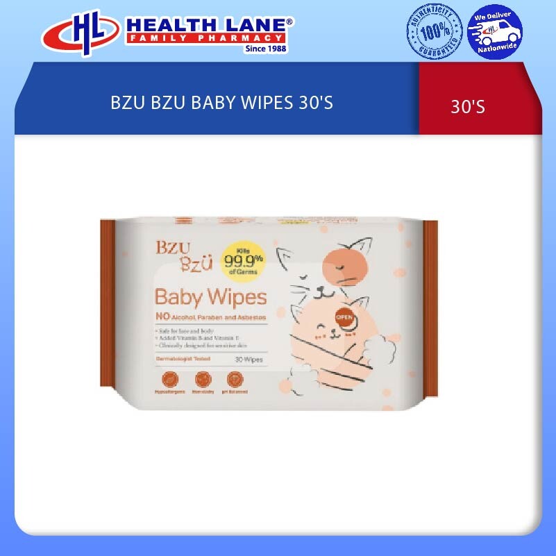 BZU BZU BAYI TISSUE LEMBAP (30'S)